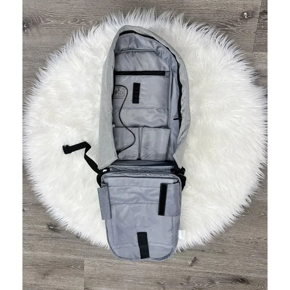 The Game Theory Travel Unisex Large Gray‎ Fabric Laptop Backpack